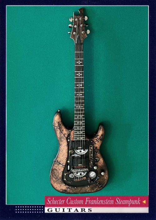 Schecter Custom Frankenstein Steampunk